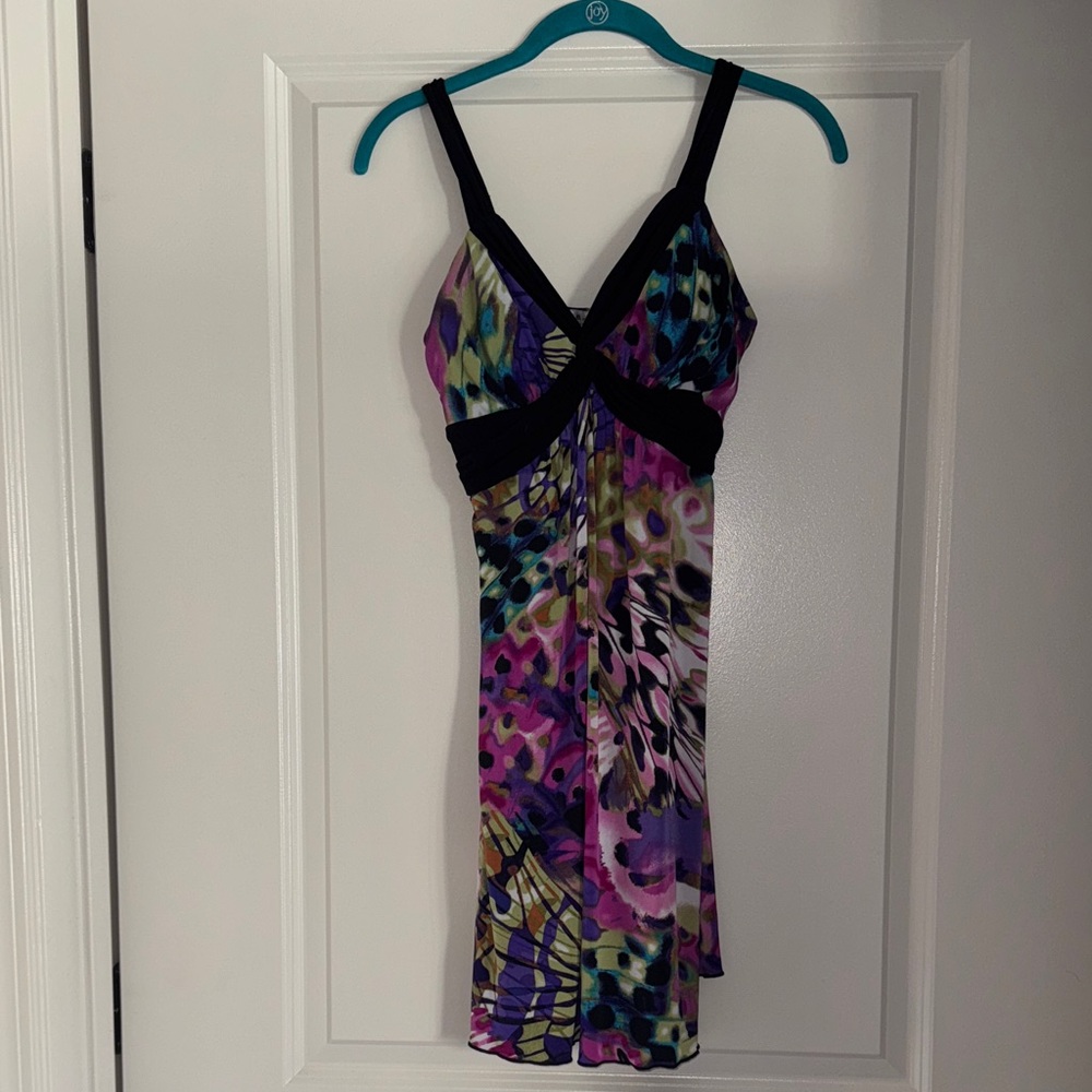 Vibrant Multicolor Sleeveless Dress